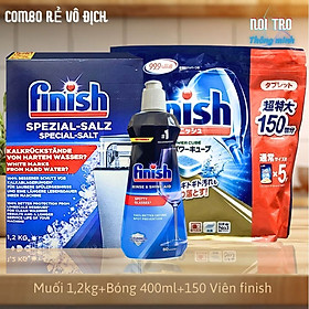 Muối rửa bát Finish 4kg - Muối finish 4.0kg cho Máy rửa bát chén ly, Muối rửa chén finish hay gọi là Muối làm mềm nước Finish gói 1.5kg, 4 kg, 1.2kg