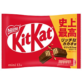 KitKat socola vị truyền thống và socola đen phiên bản gói giấy bảo vệ môi trường