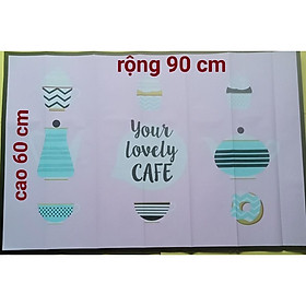 Mua Tranh 3D đẹp nhiều mẫu DeCal dán bếp khổ 90x60 cm đc chọn hình giá 17000đ