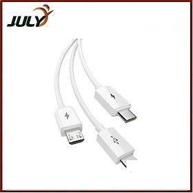 Mua Cáp sạc 3 đầu AP07-1200 dài 1.2m cổng TypeC/ MicroUSB - JL