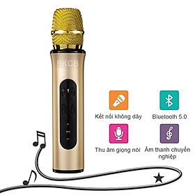 Mua Micro Karaoke Bluetooth Hát Trực Tiếp Không Cần Loa Chất Lượng Âm Thanh Chuyên Nghiệp - Hàng Chính Hãng PKCB