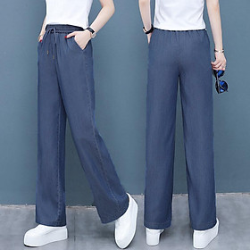Quần Jeans nữ rủ Lưng Thun-JGIAYDAI