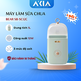 Mua Máy Làm Sữa Chua Bear SB-SC12C - Dung tích 1L  Lên men tự động 3 mức độ - Hàng chính hãng