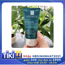 Gel Rửa Mặt La Roche-Posay Hỗ Trợ Giảm Mụn Cho Mặt & Toàn Thân Effaclar Micro-Peeling Purifying Gel 50Ml