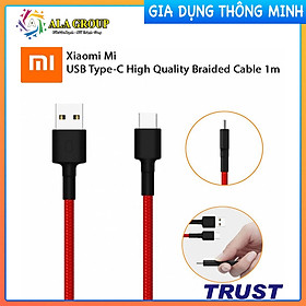 Cáp USB Type-C Xiaomi Mi Type-C Braided Cable 1m SJV4110GL SJX10ZM - Hàng chính hãng