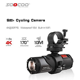 Camera video hành động chống nước 4K Máy ảnh video mũ bảo hiểm WiFi cho xe đạp xe đạp Moto Mũ bảo hiểm máy quay phim thể thao Cam SOOCOO S20