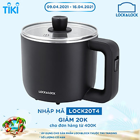 Nồi Điện Đa Năng Lock&Lock EJP116BLK (0.8 Lít) - Hàng Chính Hãng