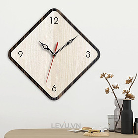 Đồng hồ treo tường gỗ kim trôi hiện đại sang trọng handmade decor độc lạ thiết kế tối giản, phong cách