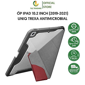 HÀNG CHÍNH HÃNG - Ốp dành cho Ipad UNIQ Trexa Antimicrobial Cho Ipad 10.2 Inch (2019-2021) Cao Cấp Cứng Cáp Màu Sắc Tinh Tế