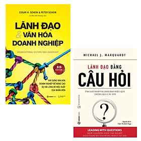 COMBO 02 QUYỂN LÃNH ĐẠO & VĂN HÓA DOANH NGHIỆP - LÃNH ĐẠO BẰNG CÂU HỎI