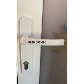 Bộ khoá đơn điểm cửa nhựa lõi thép tay tròn