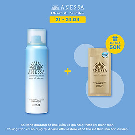 Xịt Chống Nắng Dạng Bọt Anessa Perfect UV Bubble Spray SPF50+ PA++++ (60g)