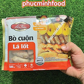 Bò cuộn lá lốp Lacusina gói 500gram