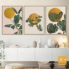 Mua bộ tranh cây vintage  tranh treo tường  tranh để bàn   tranh canvas  có đinh và móc tặng kèm