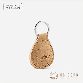 Móc Đeo Chìa Khóa dáng tròn KEY CHAIN ROUND - HGcork Corkor CK259 - Vật liệu da cork thực vật thuần chay, chống cháy, chống mốc - Sản xuất tại Bồ Đào Nha