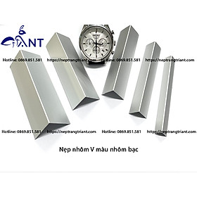 Mua Nẹp V nhôm màu nhôm  Nẹp nhôm chữ V  hàng chuẩn dày 1li thanh dài 2m5