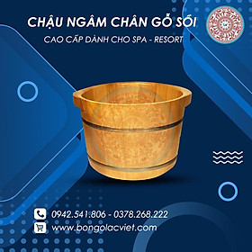 Mua Chậu gỗ ngâm chân bằng gỗ thông  sồi giá rẻ CNC04