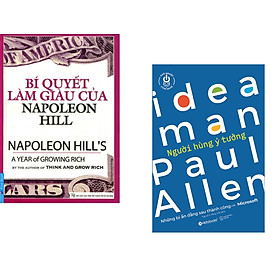 Hình ảnh sách Combo 2 cuốn sách: Bí Quyết Làm Giàu Của NapoLeon Hill + Khởi nghiệp công nghệ - Người hùng ý tưởng