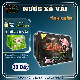 Nước Xả Vải Zily 22ml ( Combo 10 Dây ) - Tặng 1 Dây xả vải Zily 10 gói