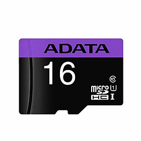 
Thẻ ADATA Micro SD 64GB U1 C10 Thẻ TF tốc độ cao Hỗ trợ Quay video HD 1080P cho Camera giám sát tại nhà Dashcam-Màu tía-Size
