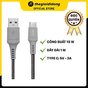 Mua Cáp Type C 1m Mbest DS462G-WB Xám - Hàng chính hãng