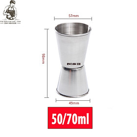 Mua Ca Đong Hai Đầu Inox - Jigger Inox - Ly đong inox 50ml/70ml