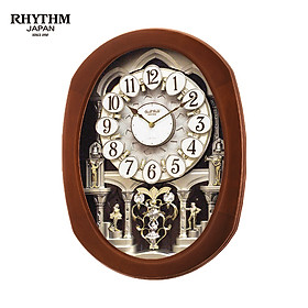 Đồng hồ treo tường Nhật Bản Rhythm Magic Motion 4MH407WU06 – KT 41.6 x 55.8 x 12.0cm. Dùng PIN.