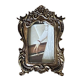 Picture Frame Photo Frame Retro with Glass Front for Home Decor 5x7 Inch