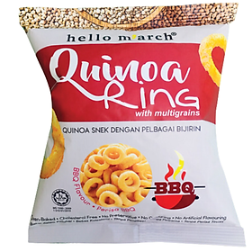 Snack Ngũ Cốc Vị BBQ Hạt Quinoa Hello March Gói 30g