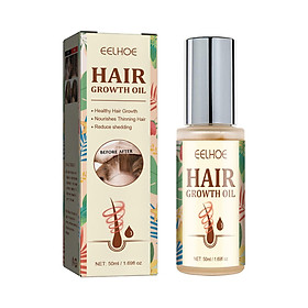 EELHOE 50ml Hair Growth Oil Nourishing Hair Anti-Breakage Repair Dry Frizzy Hair Growth Treatment Oil
