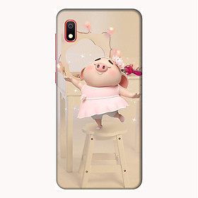 Ốp lưng điện thoại Samsung Galaxy A10 hình Heo Con Mặc Váy - Hàng chính hãng