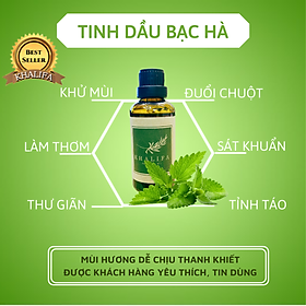 Tinh dầu bạc hà nguyên chất Khalifa đuổi chuột hiệu quả