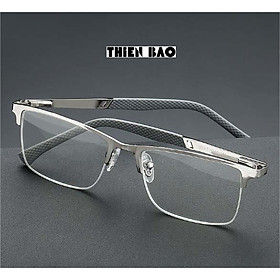 Kính lão thị viễn thị xẻ cước bạc sáng bản to, càng lò xo Nam Nữ Nhật bản Silver hàng đẹp loại I, chuẩn độ KVH02