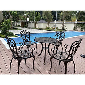 Mua Bàn ghế sân vườn   bộ bàn 4 ghế 1 bàn cao cấp   bộ bàn để ngoài trời