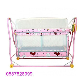 Mua Nôi điện Võng xếp 2 Trong 1(Tặng kèm võng + màn chống muỗi cho bé)