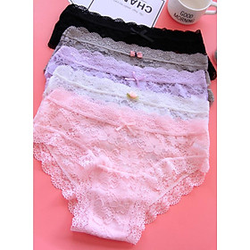 Combo 5 Quần Lót Ren Siêu Mềm Mịn Co Giãn 4 chiều