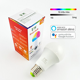Bóng Đèn Led Bulb Thông Minh 3E LED LIGHT Điều Chỉnh Độ Sáng Wifi, Tiết kiệm điện, Ánh sáng chất lượng cao - Hàng Chính Hãng