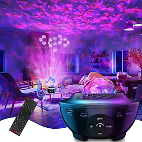 Star Projector Galaxy Night Light Projector, with Remote Control&Music Speaker, Voice Control&Timer, Starry Light Projector for Baby Kids Adults Bedroom/Decoration/Birthday/Party