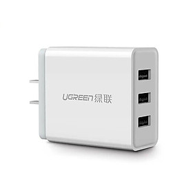 Mua Ugreen UG40306CD148TK 24W màu Trắng Củ sạc nhanh 3 cổng USB 2.4A - HÀNG CHÍNH HÃNG