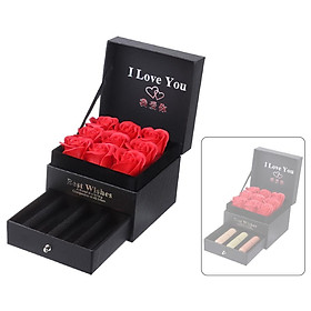 Hộp quà hoa hồng sáp thủ công chất lượng cao làm quà tặng cho bạn gái