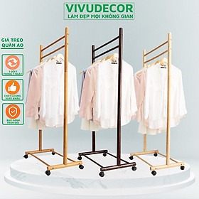 Mua Giá Treo Quần Áo  100% Gỗ Tự Nhiên Vivudecor  Giá Treo Đồ Lắp Ráp Dễ Dàng Xuất Khẩu Hàn Quốc
