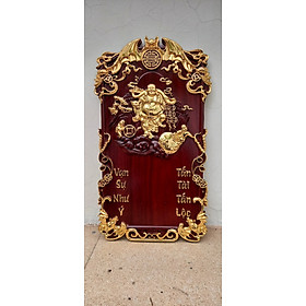 Mua Tranh treo tường lốc lịch gỗ hương giác vàng