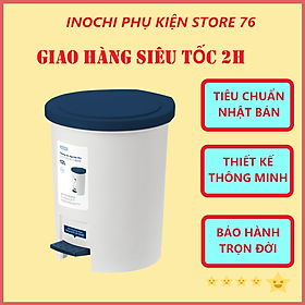 Mua Thùng Rác Đạp Chân Mẫu Tròn Nhiều Cỡ Hiro Hàng Xuất Nhật - Chính Hãng ( Tặng kèm khăn lau pakasa) Giao màu ngẫu nhiên
