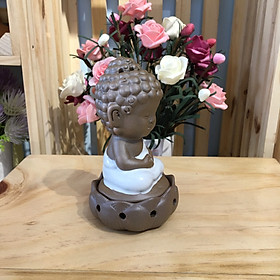 Xông trầm hương -Tượng Phật Thích Ca