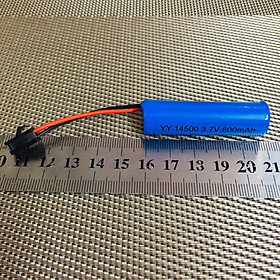 Mua Pin sạc 14500 hình trụ 3.7V dung lượng 800mAh chân cắm càng cua đen 2P