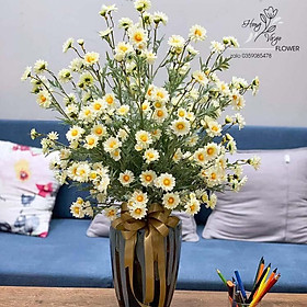 Mua Cúc Họa Mi Giả cành dài 70cm nhiều hoa phong cách vintagate