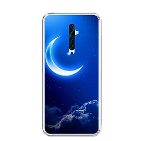 Ốp lưng điện thoại Oppo Reno 2F - Silicon dẻo - 0220 MOON01 - Hàng Chính Hãng