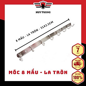 Mua Móc treo quần áo gắn tường từ 6 đến 10 mấu inox ( không gỉ sét )