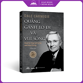 Sách - Quẳng Gánh Lo Đi Và Vui Sống - Tái Bản 2024 - Bìa Đen