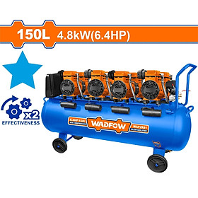 MÁY NÉN KHÍ (KHÔNG DẦU) 4800W-150L WAP2R81 WADFOW - HÀNG CHÍNH HÃNG